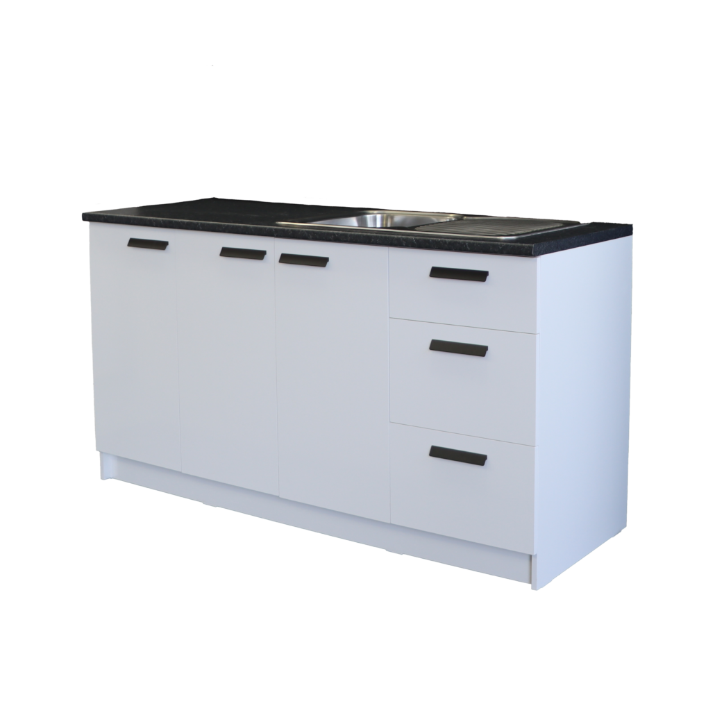 Unit 1650mm with Laminate Benchtop & Sink Kiwi